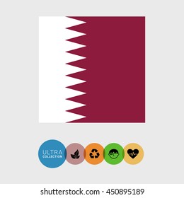 Qatar flag