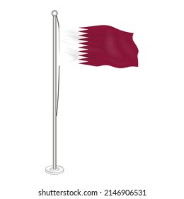 Katar-Flagge, Vektor EPS10