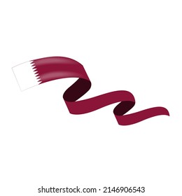 Qatar flag vector EPS 10