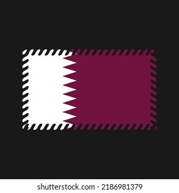 Qatar Flag Vector. National Flag
