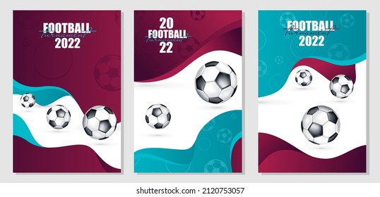 Qatar football cup 2022. ball graphic Qatar design vector illustration. Qatar stylish background gradient