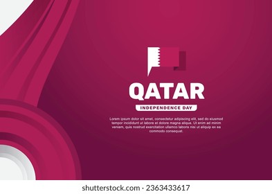 Evento de fondo del Día de la Independencia de Qatar