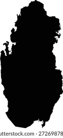 Katar-Karte, Symbolgrafik auf transparentem Hintergrund 
