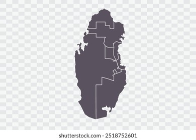 Mapa do Catar Smoke Color on White Arquivos de qualidade de fundo Png