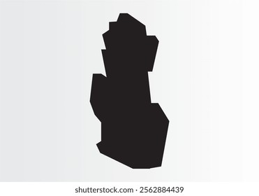 Qatar Isometrıc Map vector ılıstrator.