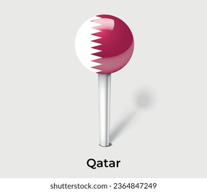 Icono del marcador de posición de la bandera nacional de Qatar