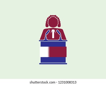 Qatar Podium Speech
