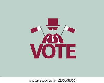 Qatar Podium Speech Election