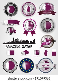 Qatar Seal, Doha Icon, Flag (vector Art)