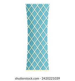 Qatar skyscraper icon cartoon vector. City building. Building doha