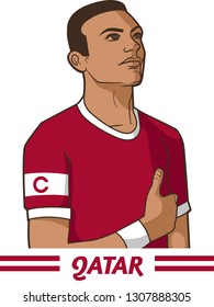 Qatar Soccer Captain