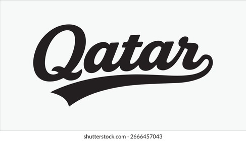 Katar Text Grafikelement Illustration Template Design 

