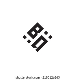 QB abstract geometric concept logo in high quality professional design that will be best for street style