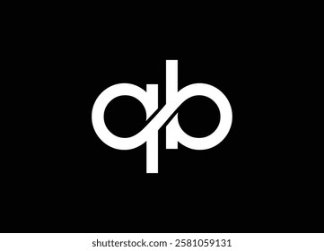 QB abstract logo design and creative logo