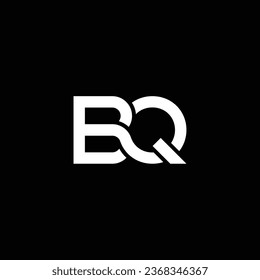 QB o BQ abstracto sobresaliente negocio profesional asombroso marca artística empresa de diferentes colores ilustración logo