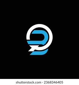 QB or BQ abstract outstanding professional business awesome artistic branding company different colors illustration logo