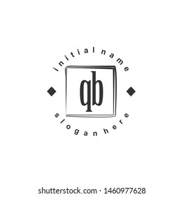 QB Initial beauty monogram logo vector