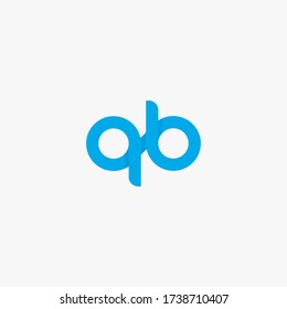 Design des QB-Logos. Vector-Abbildung.