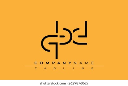QBD abstract letter design. Modern Business Logo Design With Abstract Typography and Contemporary Style