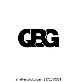 QBG letter monogram logo design vector