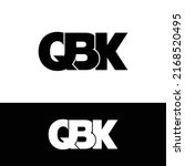 QBK letter monogram logo design vector