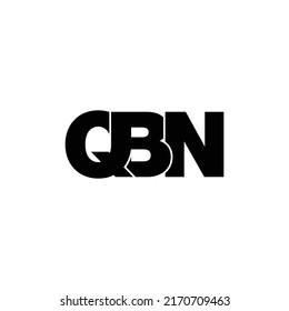 QBN letter monogram logo design vector