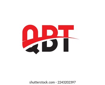 QBT Letter Initial Logo Design Vector Illustration