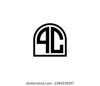 QC logo design vector template