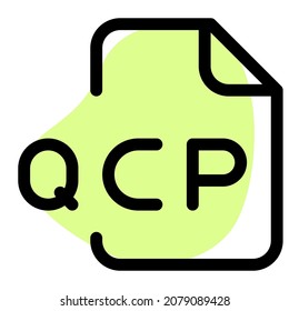 The QCP file format is used cellular telephone providing ringtones and record voice