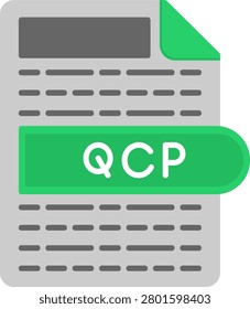 QCP Flat Style Icon Design