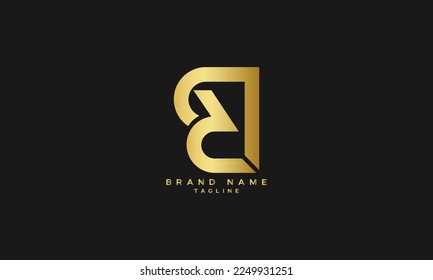 QD, BQD, DQ, Abstract initial monogram letter alphabet logo design