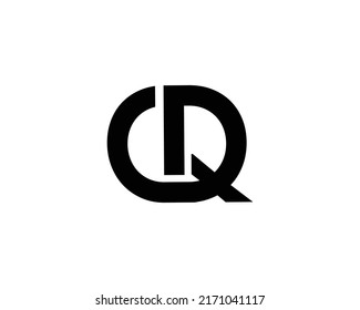 QD DQ logo design vector template