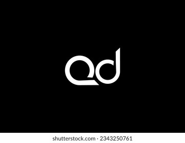 QD Initial letter  logo design and modern logo