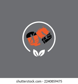 QD Simple Letters logo Vector