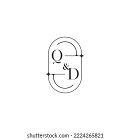 El concepto simple de boda QD en un diseño profesional de alta calidad que se imprimirá en cualquier medio impreso