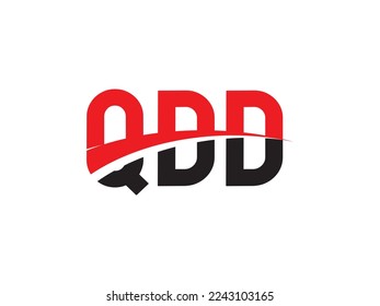 QDD Letter Initial Logo Design Vector Illustration