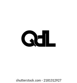 qdl initial letter monogram logo design