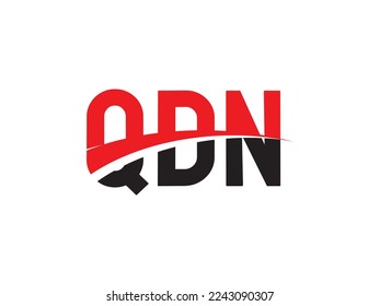 QDN Letter Initial Logo Design Vector Illustration