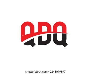 Letra QDQ Ilustración del vector de diseño del logotipo inicial