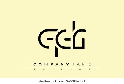 QDR abstract letter design. Modern Business Logo Design With Abstract Typography and Contemporary Style