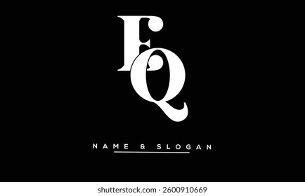 QE, EQ Abstract Letters Logo Monogram