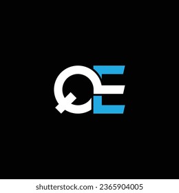 QE or EQ abstract outstanding professional business awesome artistic branding company different colors illustration logo
