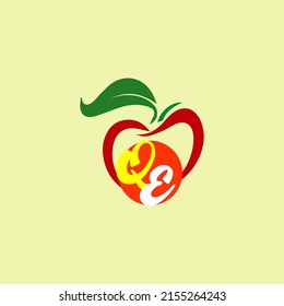 QE Fresh Fruit Logo Royalty Free Vectors, And Stock Illustration for company