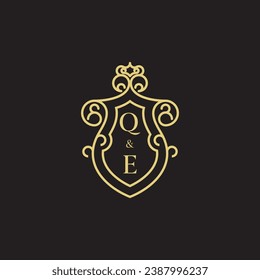 Erstmaliges Logo der QE-Linie in hochwertigem professionellem Design, das gut auf allen Printmedien gedruckt werden kann