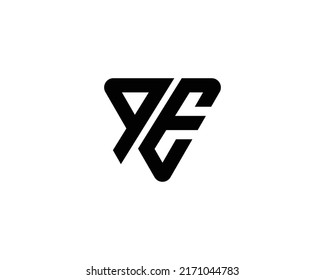QE logo design vector template