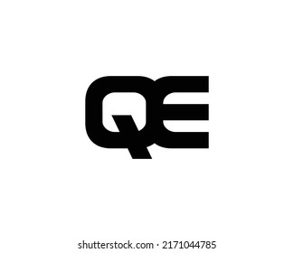 Qe Logo Design Vector Template Stock Vector (Royalty Free) 2171044785 ...