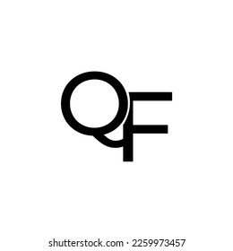 QF initial letter monogram logo