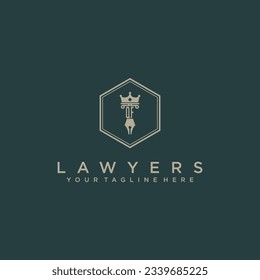 QF initials design modern legal attorney law firm lawyer advocate consultancy business logo vector