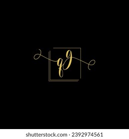 QG creative modern letters logo design template