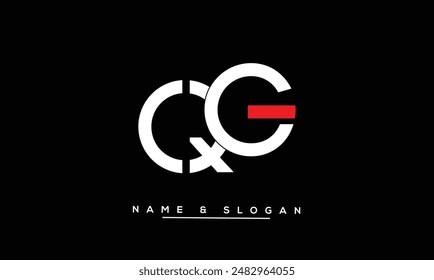 QG, GQ Abstract Letters Logo Monogram
